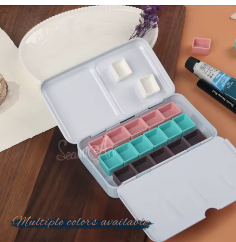 50pc MAGNETIC WATERCOLOUR HALFPANS