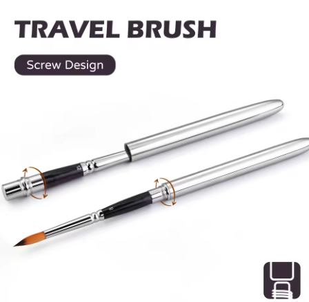 METAL WATERCOLOUR BRUSHES SET