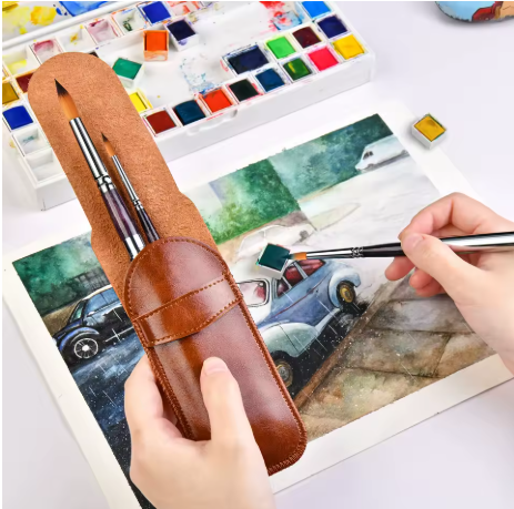 METAL WATERCOLOUR BRUSHES SET