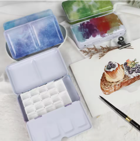 WATERPAINT STORAGE TIN BOX